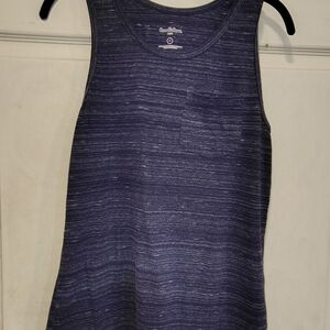 Goodfellows & Co. Men's Size S Heather Dark Blue Tank Top